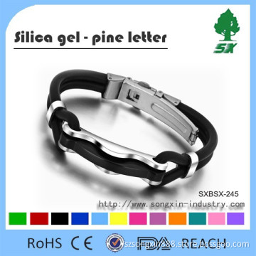 Hot Sale Wholesale Price luxury man stainless steel bracelet&bangle for men,fahison Christmas gifts